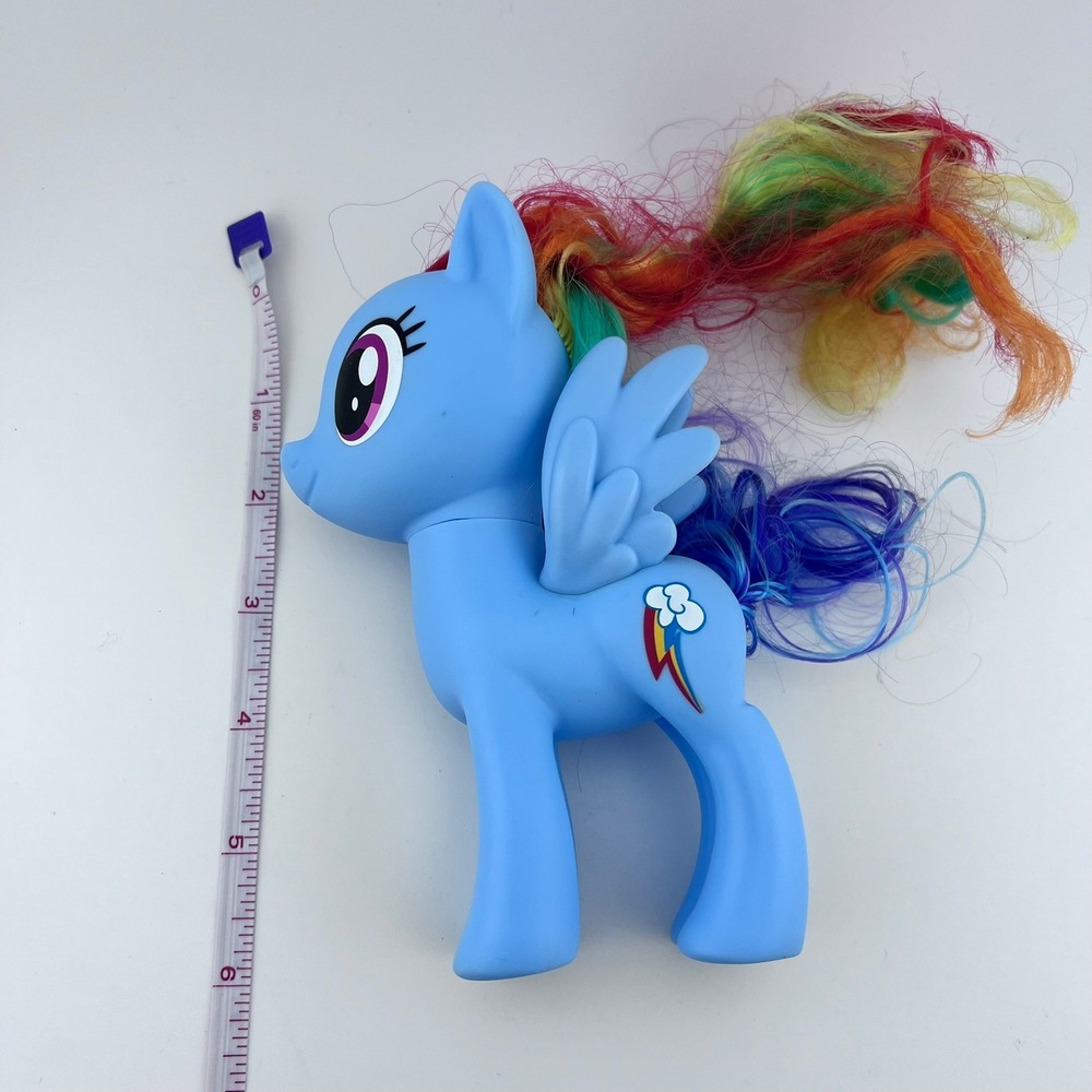 My Little Pony Rainbow Dash 6" Figure Hasbro FIM G4 Blue Pegasus Rainbow Mane